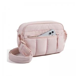 亞馬遜新款時尚便捷旅行蓬松迷你錢包肩帶可調節單肩手提斜挎包